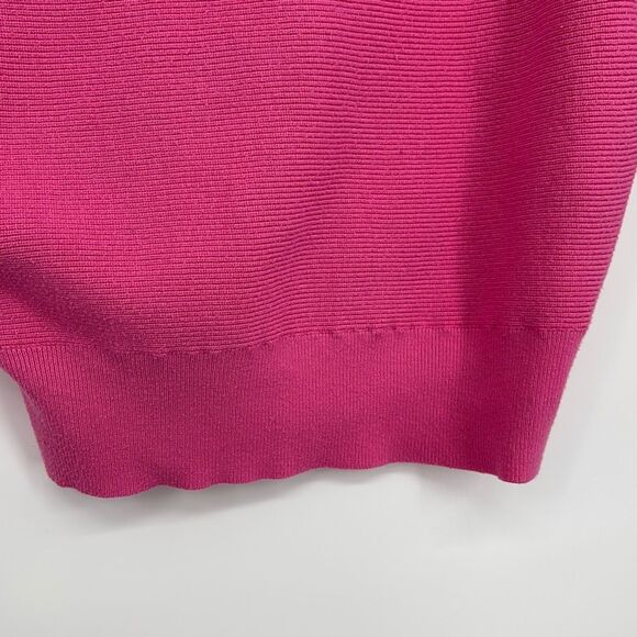 Bluivy Slouch Neck Ribbed Dolman Pullover Sweater Barbie Pink S/M - Picture 5 of 15